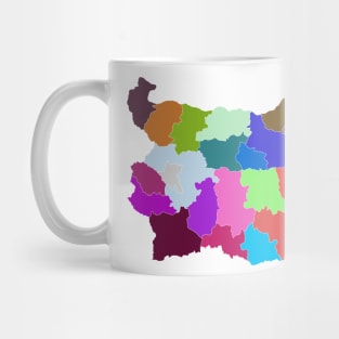 Bulgaria Color Map Mug